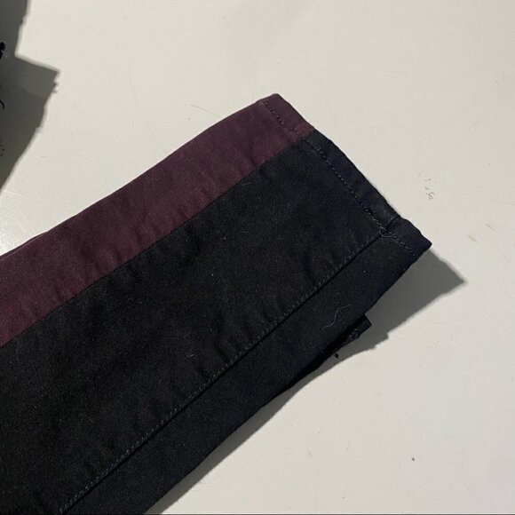 Rag & Bone Black and Red Wine Striped Skinny Jeans Store Exclusive - Picture 4 of 7